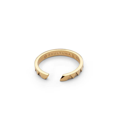 Skultuna & GtG Sharktooth Ring Thin Gold